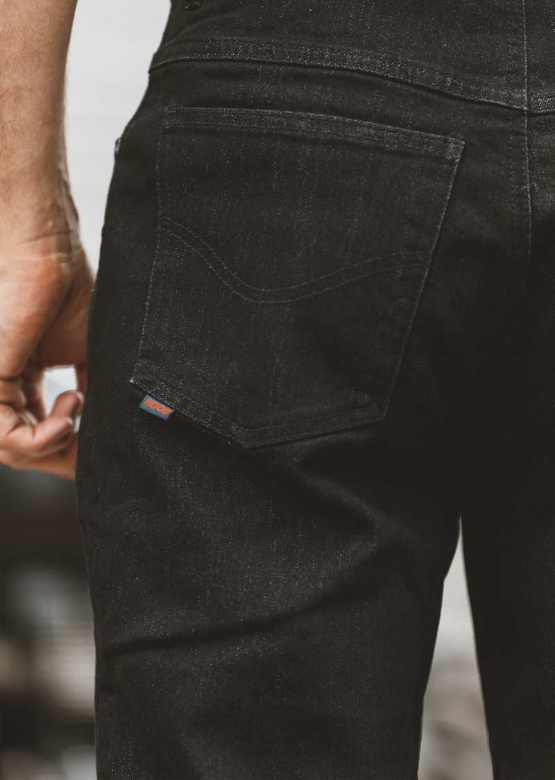 Mens Motorcycle Jeans | Soft-wash Black