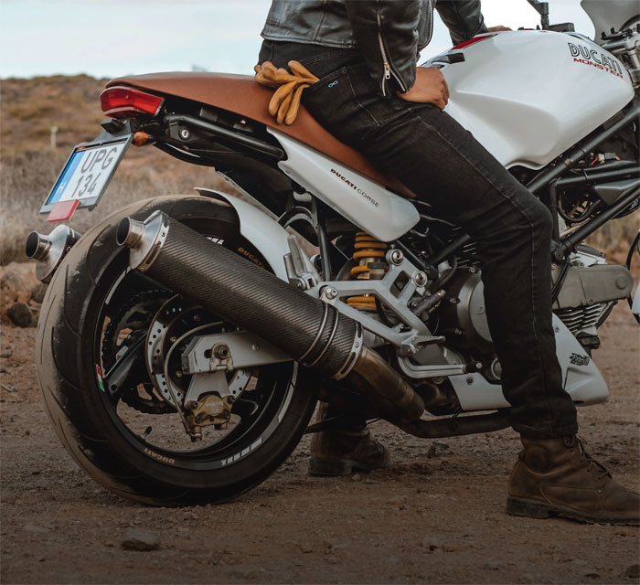 Hood Motorcycle Jeans mobile 3