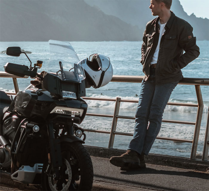 Hood Motorcycle Jeans mobile 4