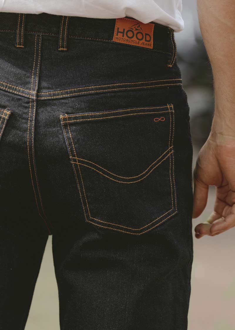 Mens Motorcycle Jeans | Soft-wash Navy