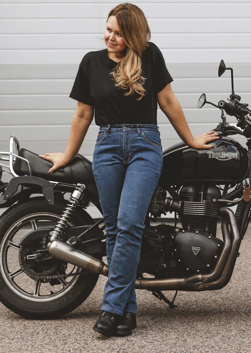 Motorcycle Jeans | Stonewash Blue
