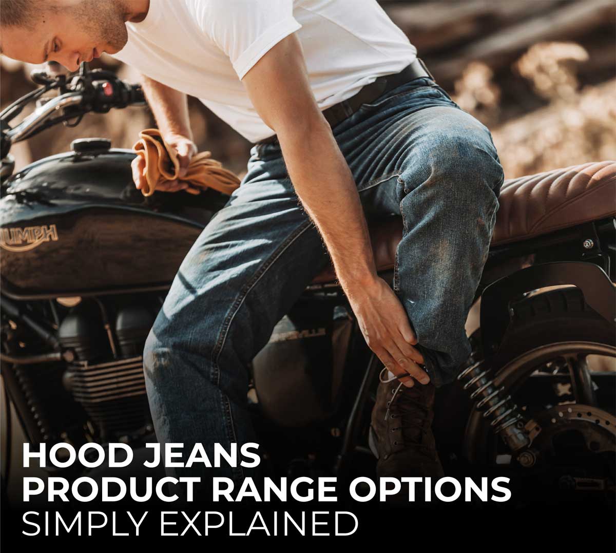 Hood Motorcycle Jeans Product Range Options