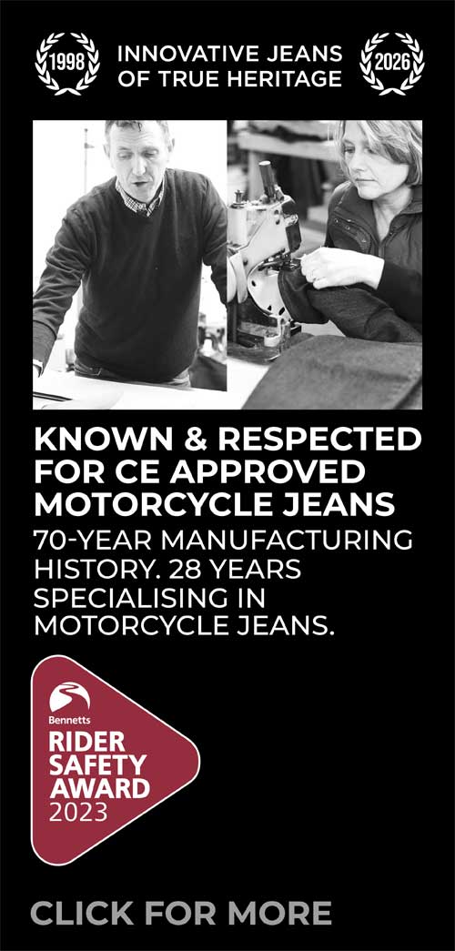 Motorcycle Jeans 28 years Proven Protection by Hood