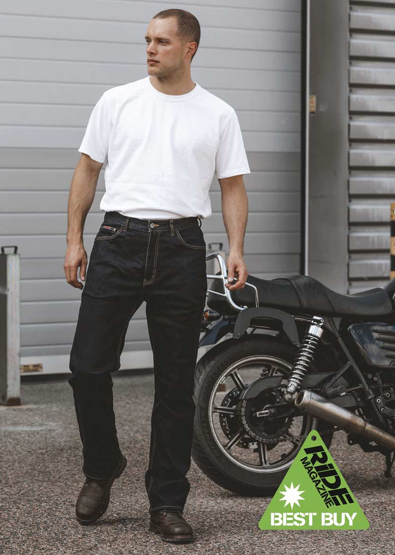 K7/B (S) Mens Easy-Fit Dark Navy Soft-wash Motorcycle Jean