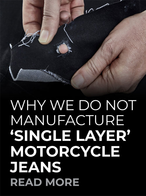 Single Layer Motorcycle Jeans